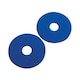 image 2 of Korsteel Rubber Horse Bit Guard (Pack of 2) - Blue - One Size