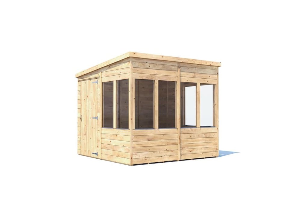 image 1 of Dunster House Potting Shed Pent Roof W8' x D8' (W2.4 x D2.4m) Superfelt, Overlord Modular