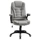 image 1 of Vinsetto High Back Home Office Chair Swivel Microfibre Fabric Desk Chair, Grey