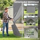 image 5 of Outsunny Heavy Duty Pop Up Gazebo with Sides, UPF50+ Marquee Gazebo | Grey | Silver Grey | 300 x 300 x 338 cm