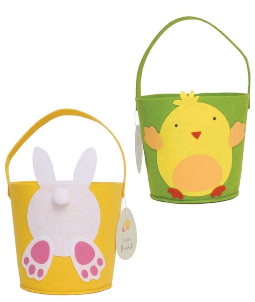 image 1 of Pack of 2 Easter Large Felt Buckets
