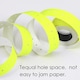 image 5 of Pack of 10 Yellow Neon Adhesive Price Label Rolls (5000 Tickets)