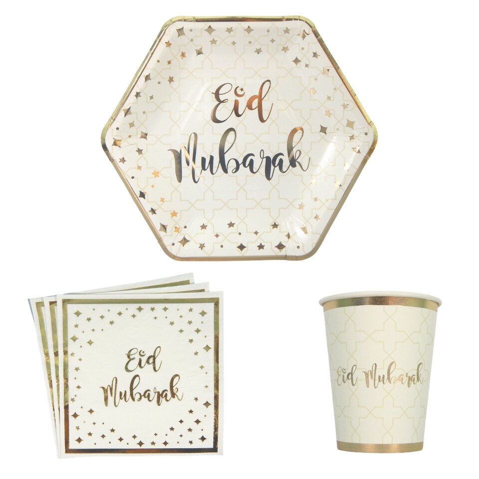 Eid Party Pack - Cream & Gold
