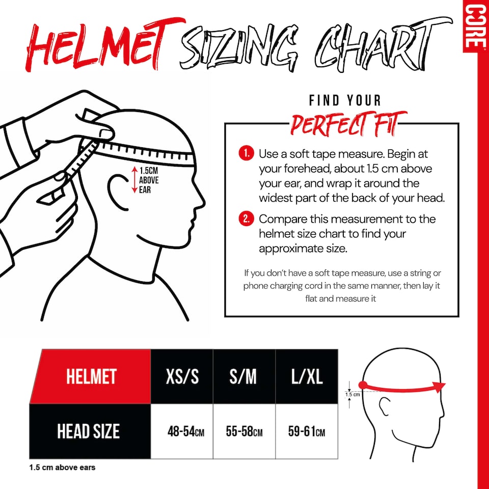 image 1 of CORE Action Sports Helmet