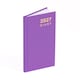 image 4 of 2027 Diary Slim Size - Week to View Hardback Small Planner with Ribbon Bookmark - Premium 70gsm Paper Inside with UK Holidays, World Time Zones (Purple)
