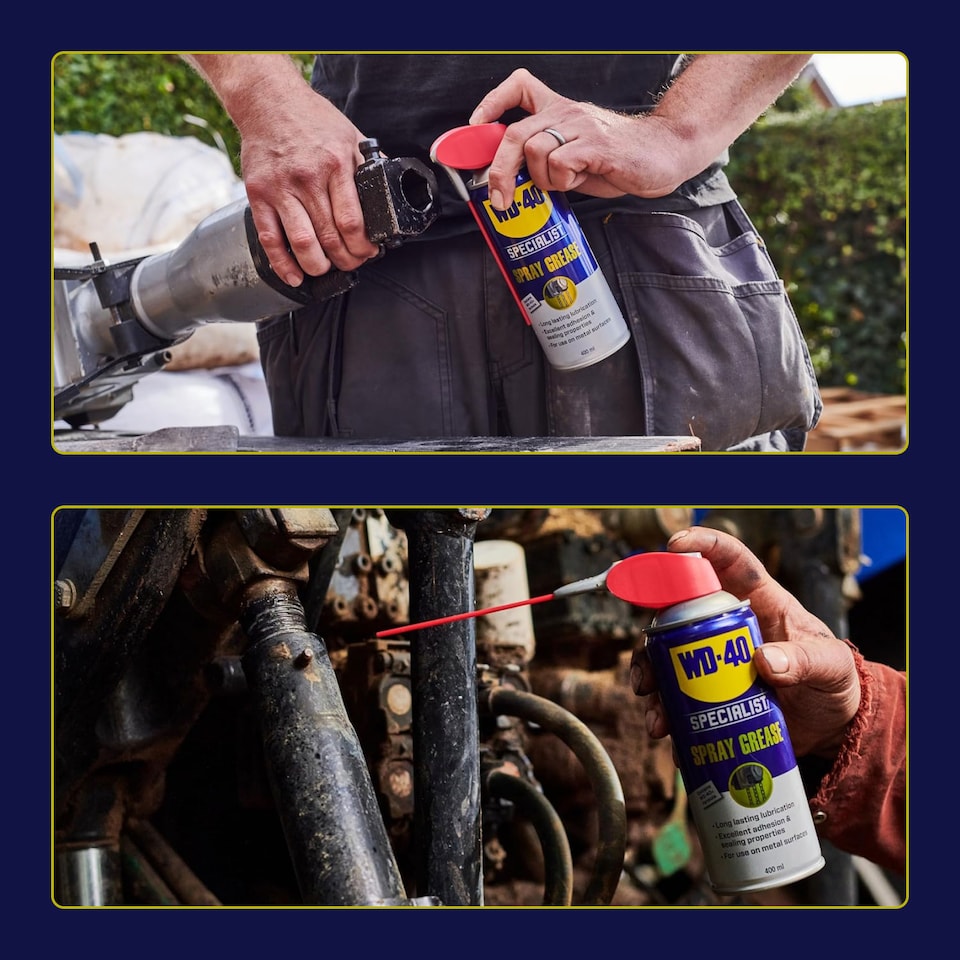 image 1 of WD-40 Specialist Spray Grease High Performance Lubrication 400ml, 2 Pack