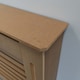 image 3 of JSH Radiator Cover Unpainted Horizontal Slat Wood MDF - Medium - 112cm (W) x 81.5cm (H) x 19cm (D) | Brown