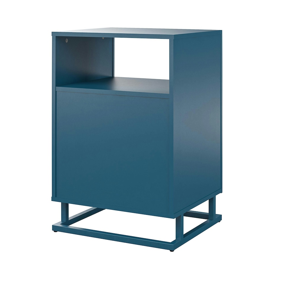 image 1 of Regal Turntable Stand in Metal Blue Blue | Blue