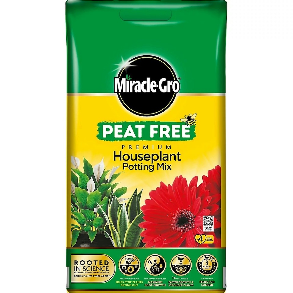 image 1 of Miracle-Gro Peat Free Houseplant Potting Mix - 10L