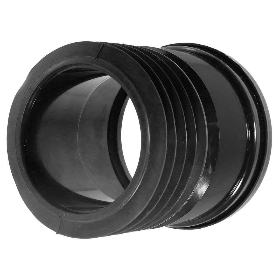 image 1 of SPARES2GO 110mm / 4" Soil Pipe to Clay / Cast Iron Push Fit Waste Drain PVC Connector Adaptor