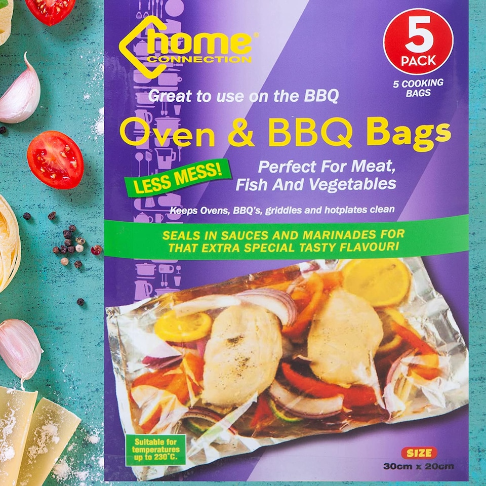 image 1 of VFM e-Store Home Connection Oven & BBQ Bags 30cm x 20cm - 5 Pack
