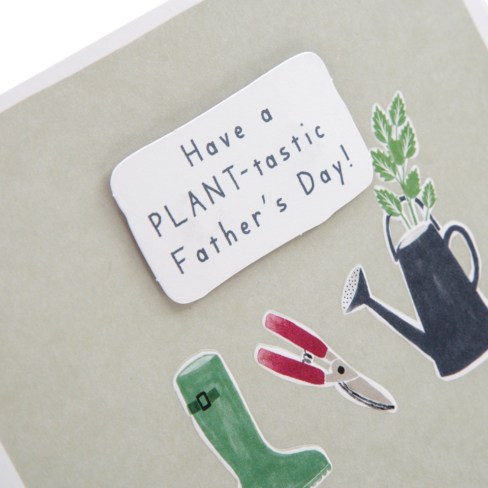 image 1 of Hallmark Father's Day Card - Fun Gardening Design