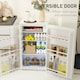 image 9 of HOMCOM 91L Freestanding Under Counter Fridge with Lock White