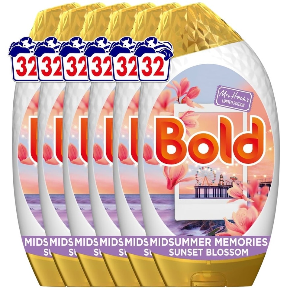 image 1 of Bold Laundry Gel Mrs Hinch's Midsummer Memories 32 Wash | White | 3 - White | 96 Wash | 3