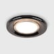 image 4 of ValueLights 20 Pack Fire Rated Black Chrome Downlights Cool White Bulbs | Black