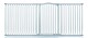 image 1 of Safetots Extra Tall Curved Top Safety Gate, 225cm - 234cm, Matt Grey, Extra Tall 100cm in Height, Pressure Fit Stair Gate, Baby Gate for Doors Hallways and Spaces, Safety Barrier, Easy Installation