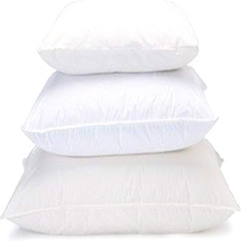 Polyester Cushion Pads Inners 100% Hollowfibre Filling 75x75cm White