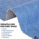 image 7 of NOVECRAFTO Carpet Underlay – 11mm Thick High-Density PU Foam Roll for Bedroom, Living Room & Stairs – Soft, Comfortable, Heat & Sound Insulating Blue | 15