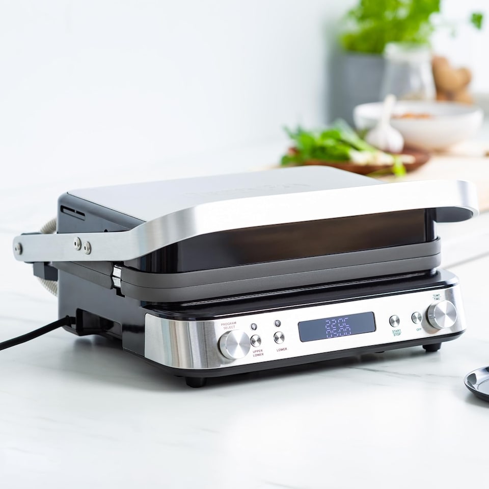 image 1 of Greenpan Bistro 6-in-1 Contact Grill and Griddle, PFAS-Free Non-Stick Ceramic