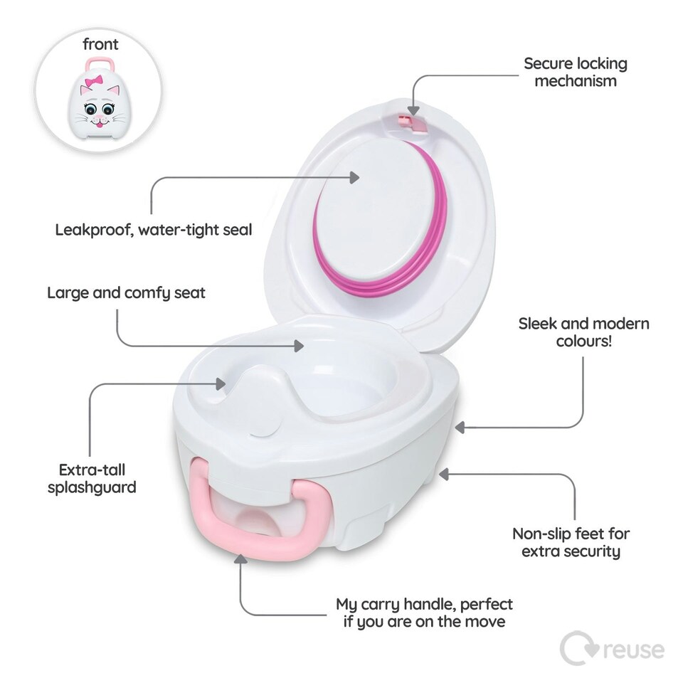 image 1 of My Carry Potty - Cat Design