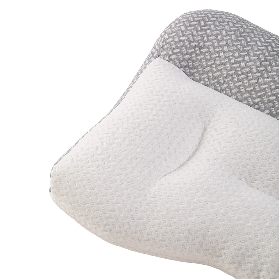 image 1 of Living and Home Ergonomic Orthopedic Support Pillow Insert | White