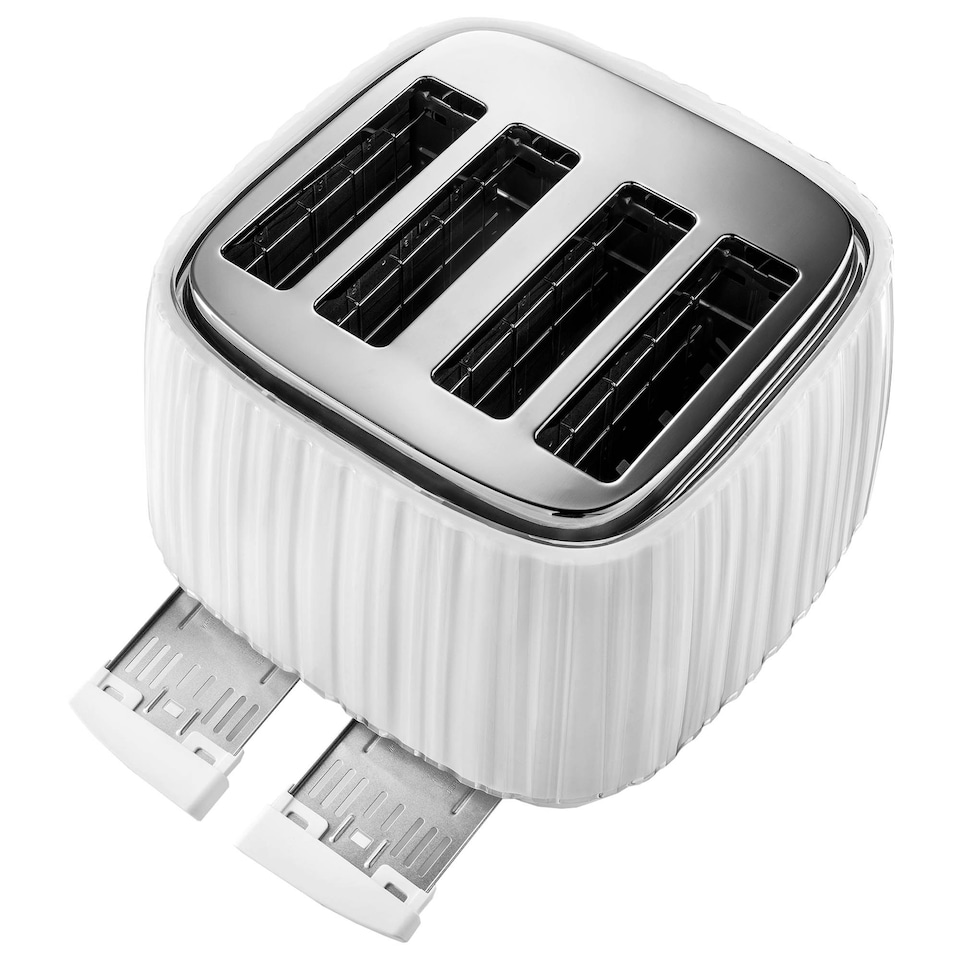 image 1 of Delonghi 4 Slice Ballerina Toaster White