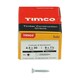 image 3 of Timco - Solo Chipboard & Woodscrews - PZ - Double Countersunk - Zinc (Size 4.5 x 30 - 200 Pieces)