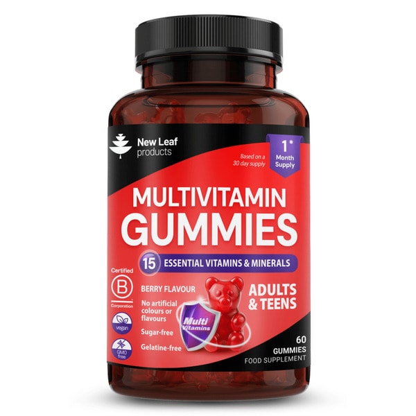 Multivitamin Gummies For Adults & Teens - 60 Vegan Gummies