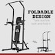 image 6 of HOMCOM Adjustable&Folded Dip Stands Multi-Function Pull-ups Sit-ups Fitness tool