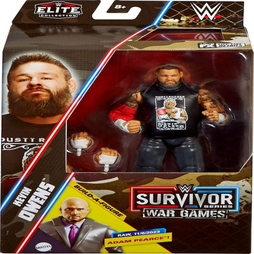 image 1 of WWE Elite Collection Survivor Series - Kevin Owens Action Figure