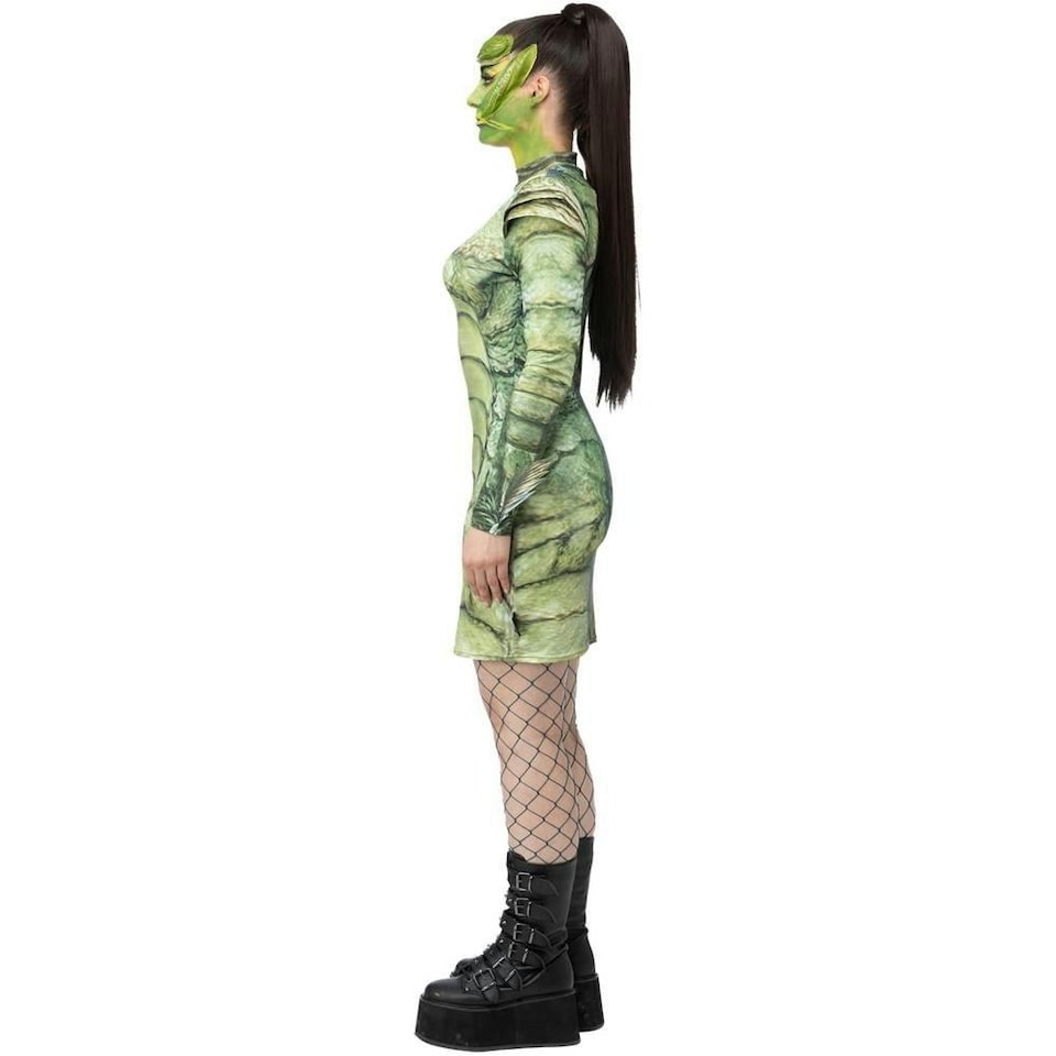 image 1 of Universal Monsters Womens/Ladies Costume Dress - Green - S | Multi | S