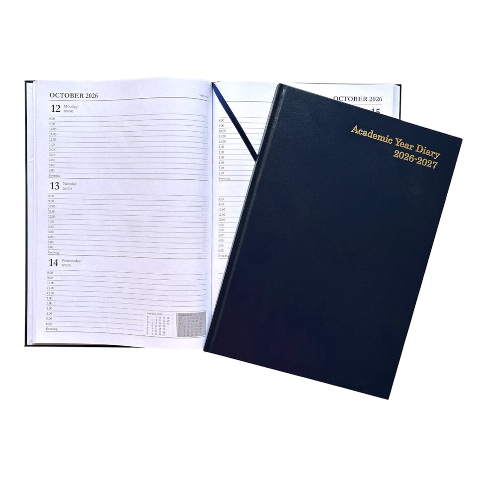image 1 of Janrax 2026-2027 A4 Week To View Blue Academic Diary