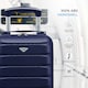 image 4 of 40x20x25cm Ryanair Free Carry-On Maximum Size Cabin Suitcase - Lightweight 4 Wheel ABS Hard Case - Cabin Carry On Hand Luggage Suitcase 100+ Airline Approved Blue | Navy | Cabin Bag