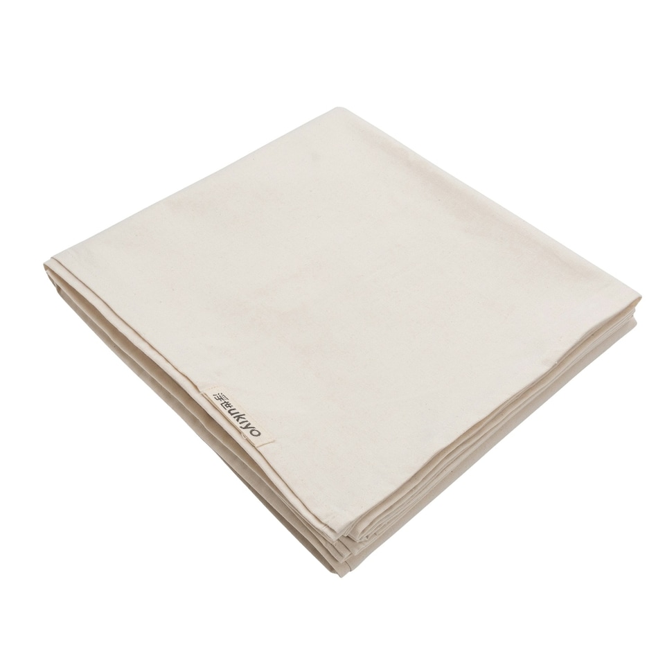image 1 of Ukiyo Recycled Cotton Aware Tablecloth - Off White - One Size | Cream | One Size
