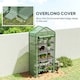 image 8 of Outsunny Widened Mini Greenhouse 5 Tier Green House, 193H x 90W x 49Dcm, Green