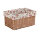 image 7 of Double Steamed Garden Rose Willow Storage Baskets Multi | Multi | L