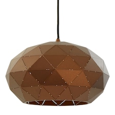 Interiors by Premier Coffee Finish Pendant Light