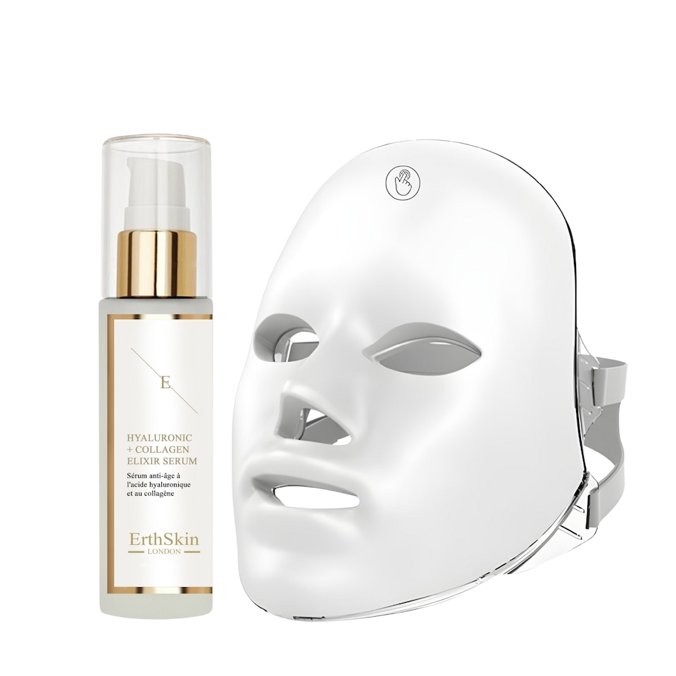 image 1 of Erth Skin London Revive & Hydrate Skin Therapy Set (Skin Retreat & Renew Light Therapy Face Mask + Ha Serum 60ml