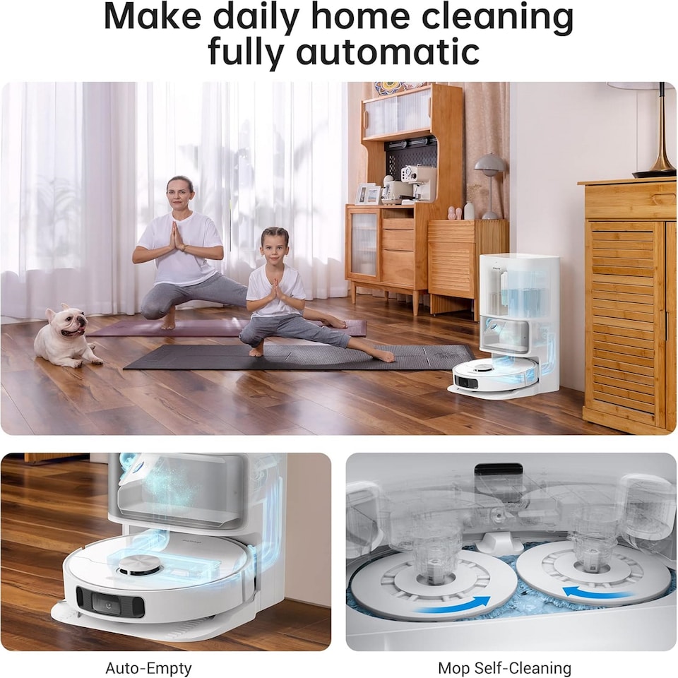 image 1 of Dreame L10s Ultra Gen 2 Robot Vacuum Cleaner & Mop, 5300Pa Self Cleaning Robot Vacuum, 3D Obstacle Detection, Hard Floor & Carpet