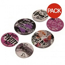 Friends Badge Set (Pack of 6) - Multicoloured - One Size
