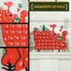 image 4 of HOMCOM Advent Calendar, Christmas Countdown Calendar with 24 Drawers
