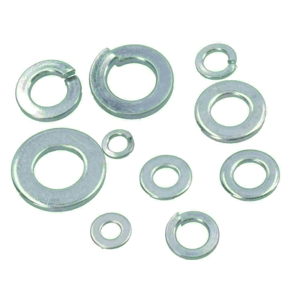 image 1 of Spring and Flat Metric Assorted Washers 3mm / 4mm / 5mm / 6mm / 8mm 500pc