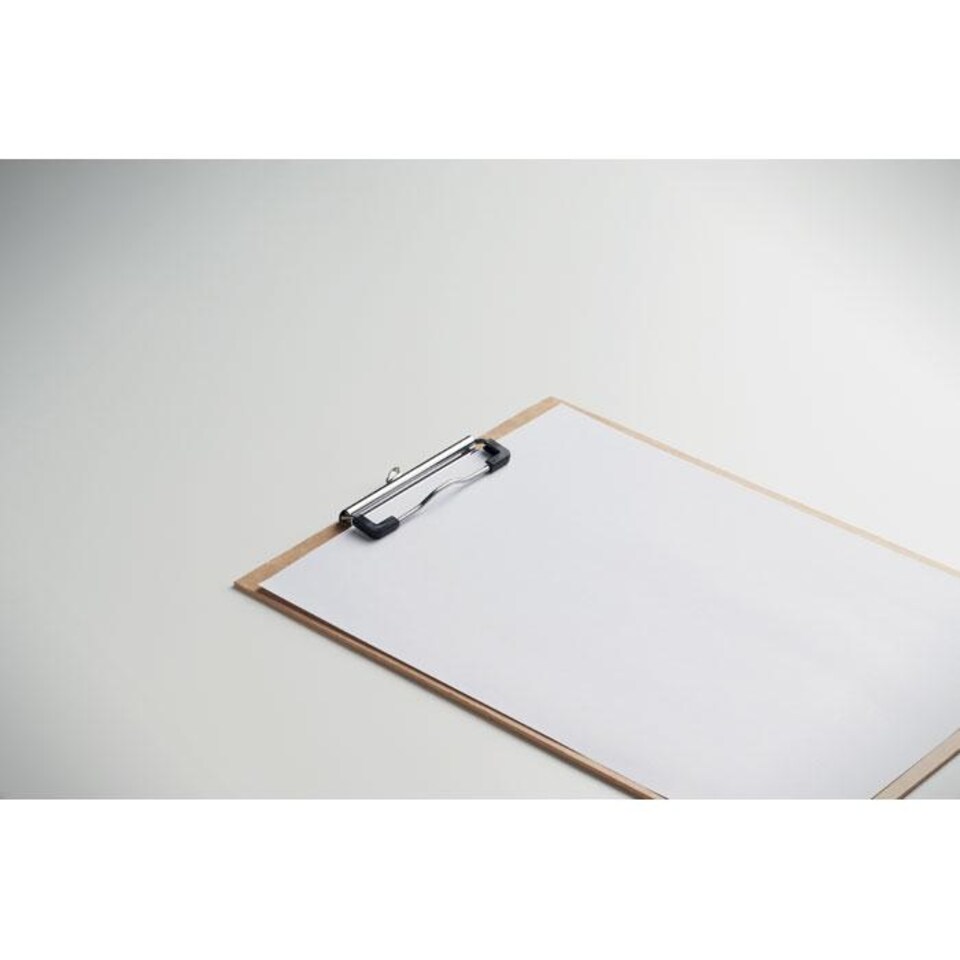 image 1 of MidOcean Clipa Cardboard Clipboard | Brown | Beige | One Size | 1