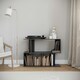 image 6 of 2-Tier Wooden Irregular Storage Unit - 80 cm Brown | Oak