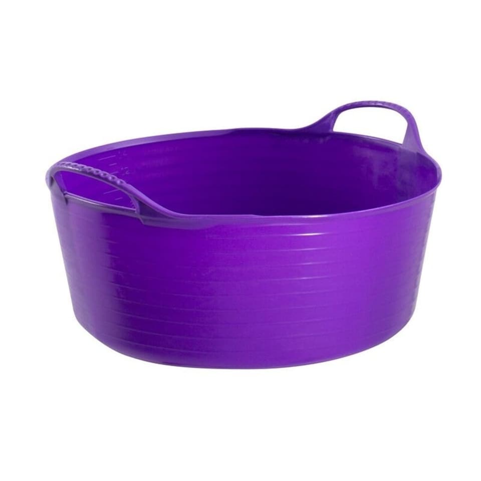 Red Gorilla Shallow Flexible Tubtrug - Purple - Small