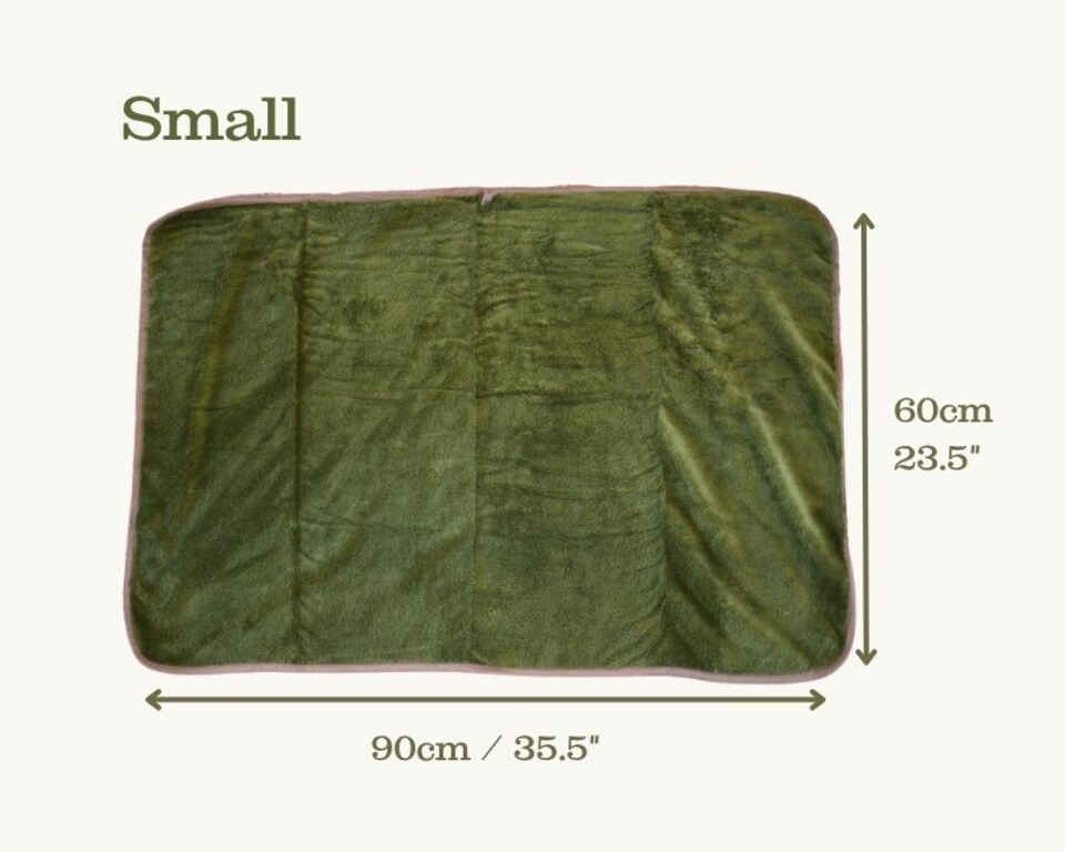 image 1 of Henry Wag Refresh Dog Towel, A Soft Cleaning And Drying Towel With Superior Absorbency Size Small | Green | Olive Green | Small | 1