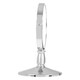 image 3 of Chrome Large Swivel Mirror Silver