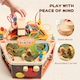 image 4 of AIYAPLAY Wooden Activity Cube, 8 in 1 Baby Activity Cube Toys