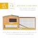 image 4 of PawHut Rabbit Hutch, Guinea Pig Hutch 2 Tier with Run for Outdoor Garden