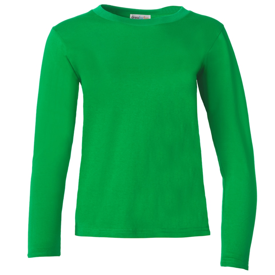 image 1 of Women's Long-sleeved Top | Green | green | 2XL | 1